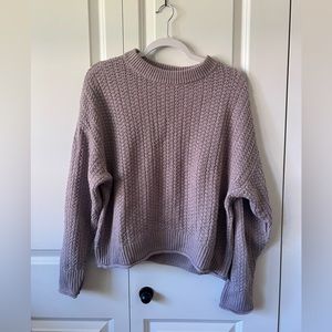 Women’s cable-knit sweater